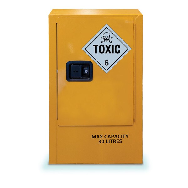 TSC30 | Toxic Storage Cabinet 30L | Toxic substance storage | safety cabinet | safe storage | class 6 | Ecospill Brisbane Sydney Melbourne Perth Adelaide North Queensland | ACT | Australia | best dan